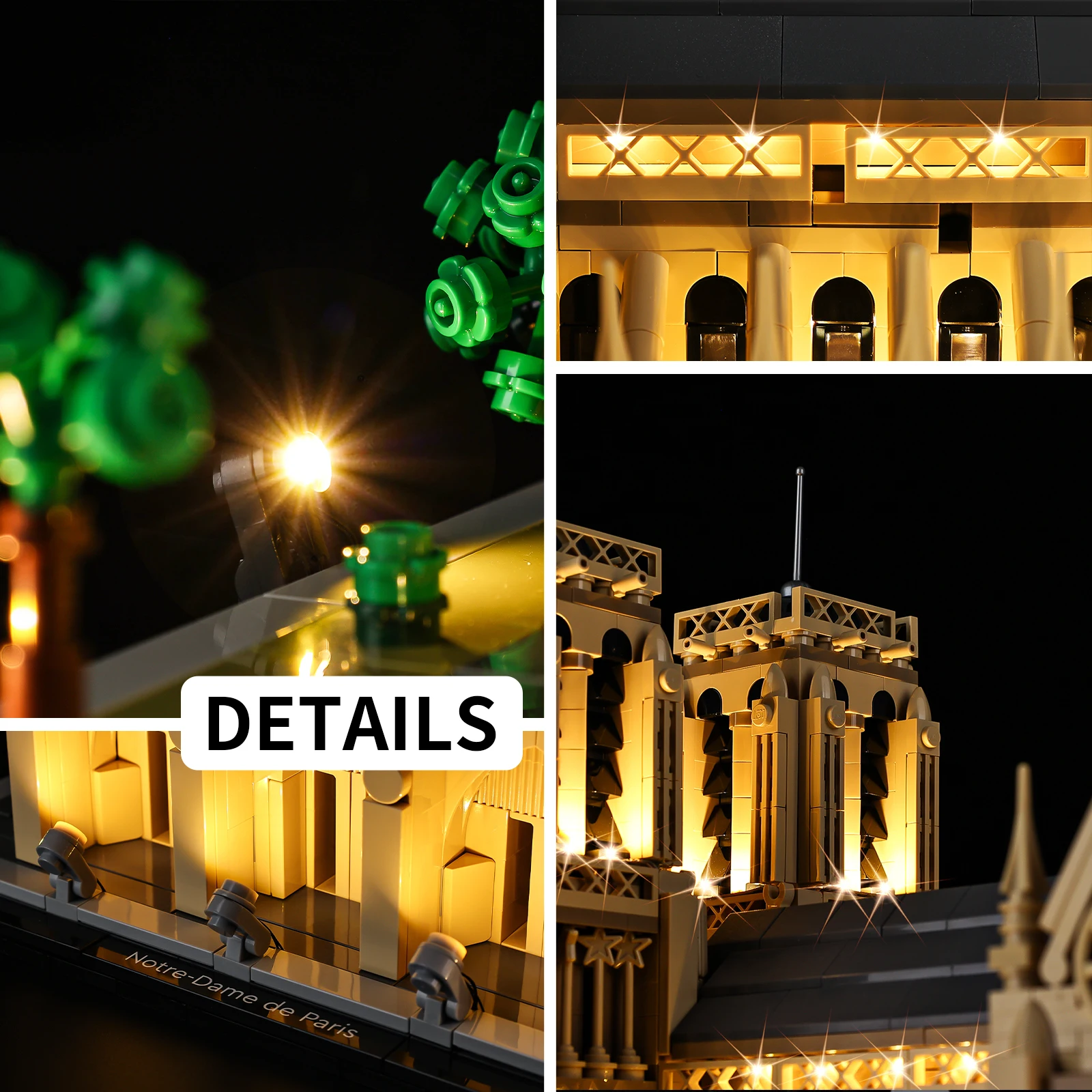 

Светодиодная подсветка для конструктора LEGO Notre-Dame De Paris 21061