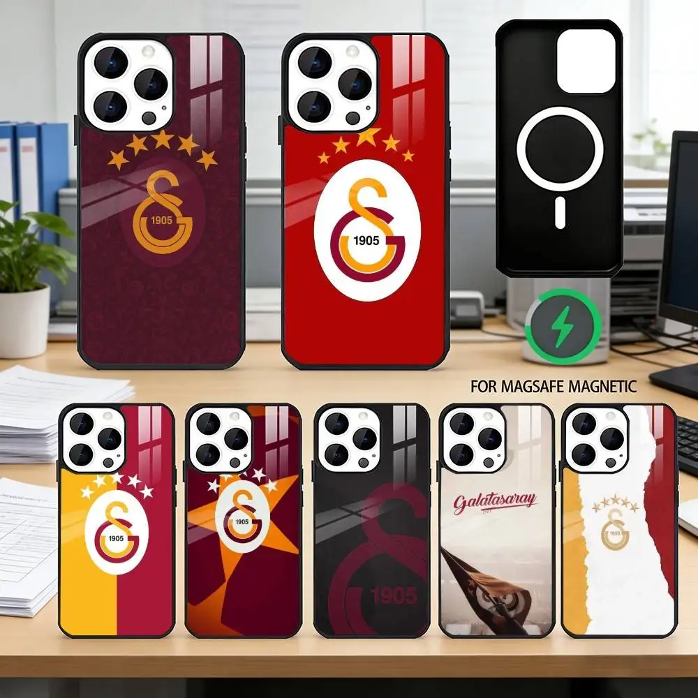 

G-Galatasaray-y SK Phone Case For iPhone17,16,15,14,13,12,11 Plus,Pro Magnetic with Magsafe Wireless Charging