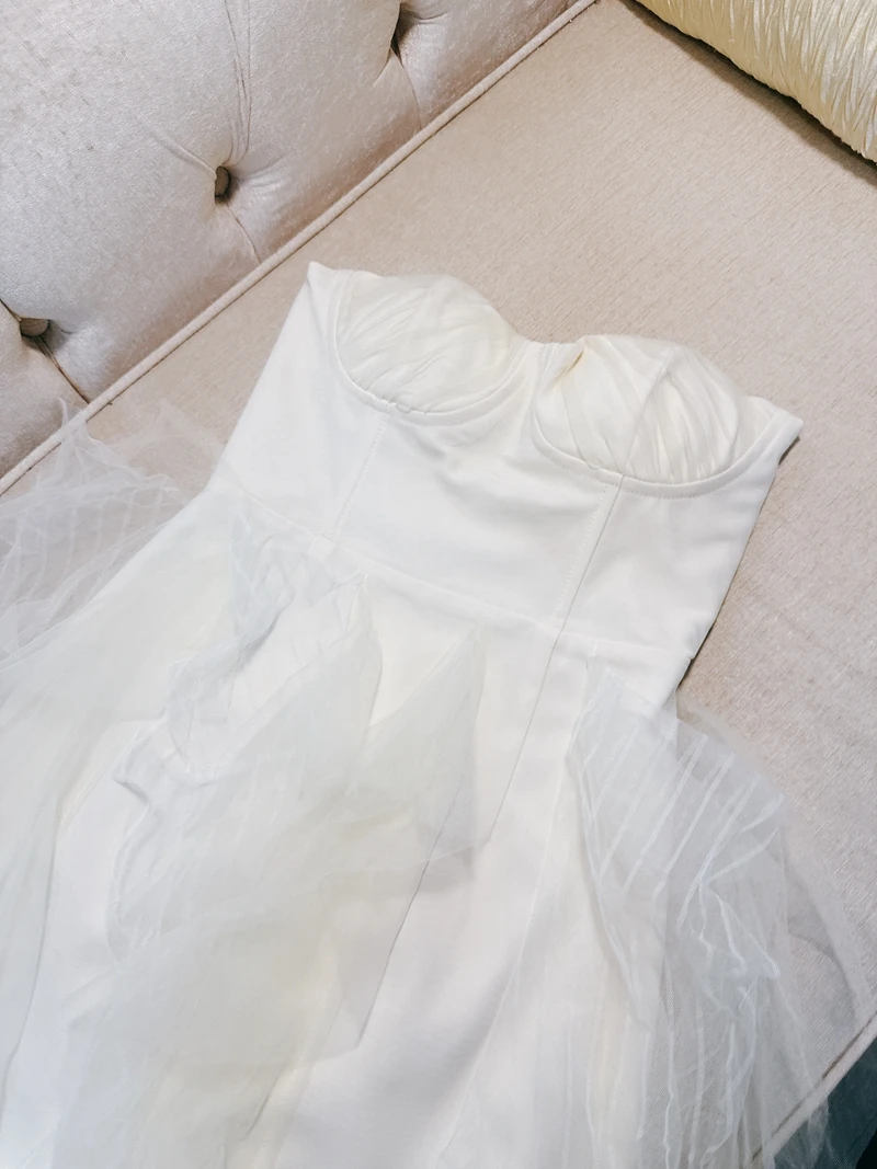 Princ Sle مثير الرغبة النقية Strapl Fibone الدانتيل غير المتكافئة الخصر حزام الراقية عيد ميلاد الاسمية الدكتور ثوب