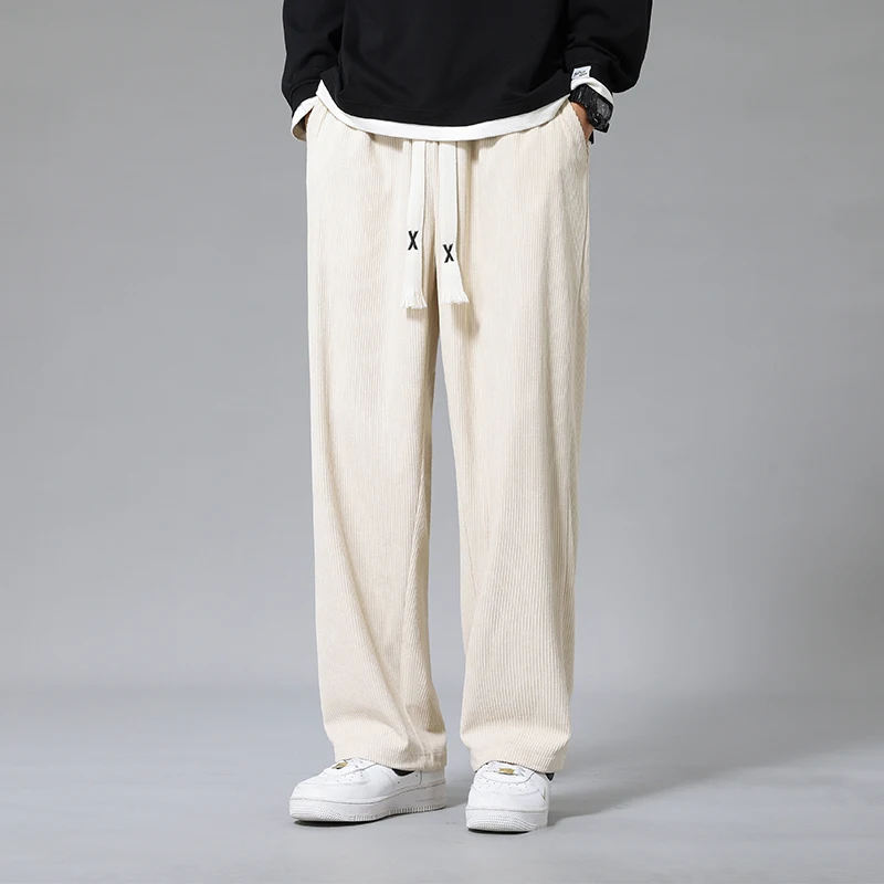 Thin Casual Wide-leg Pants Hang Sense Fashion Handsome Classic Multi-match Durable Fabric Comfortable Breathable Casual Pants