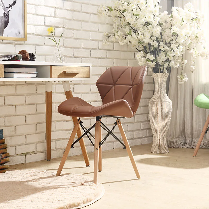 Modern Lounge Chair Accent Library Leather Luxury Designer Chair Replica Office Makeup Stool Fauteuil Salon Home Furniture