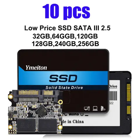 Wholesale SSD Chip Solid State Drive SATA 3 2.5 Inch 32GB 64GB 120GB 128GB 240GB 256GB Internal PCBA Chip for Laptop Desktop