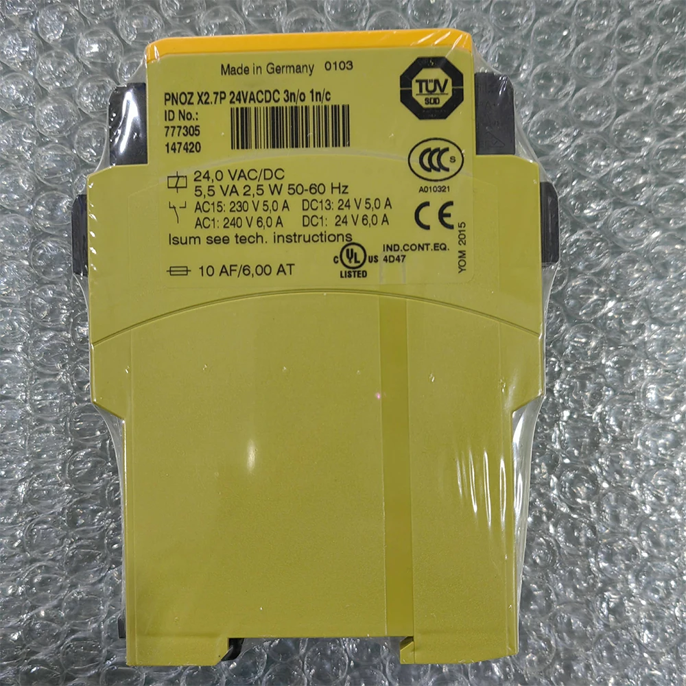 Brand New For Pilz PNOZ X2.7P 777305 24VACDC 3n/o 1n/c Safety Relay Module