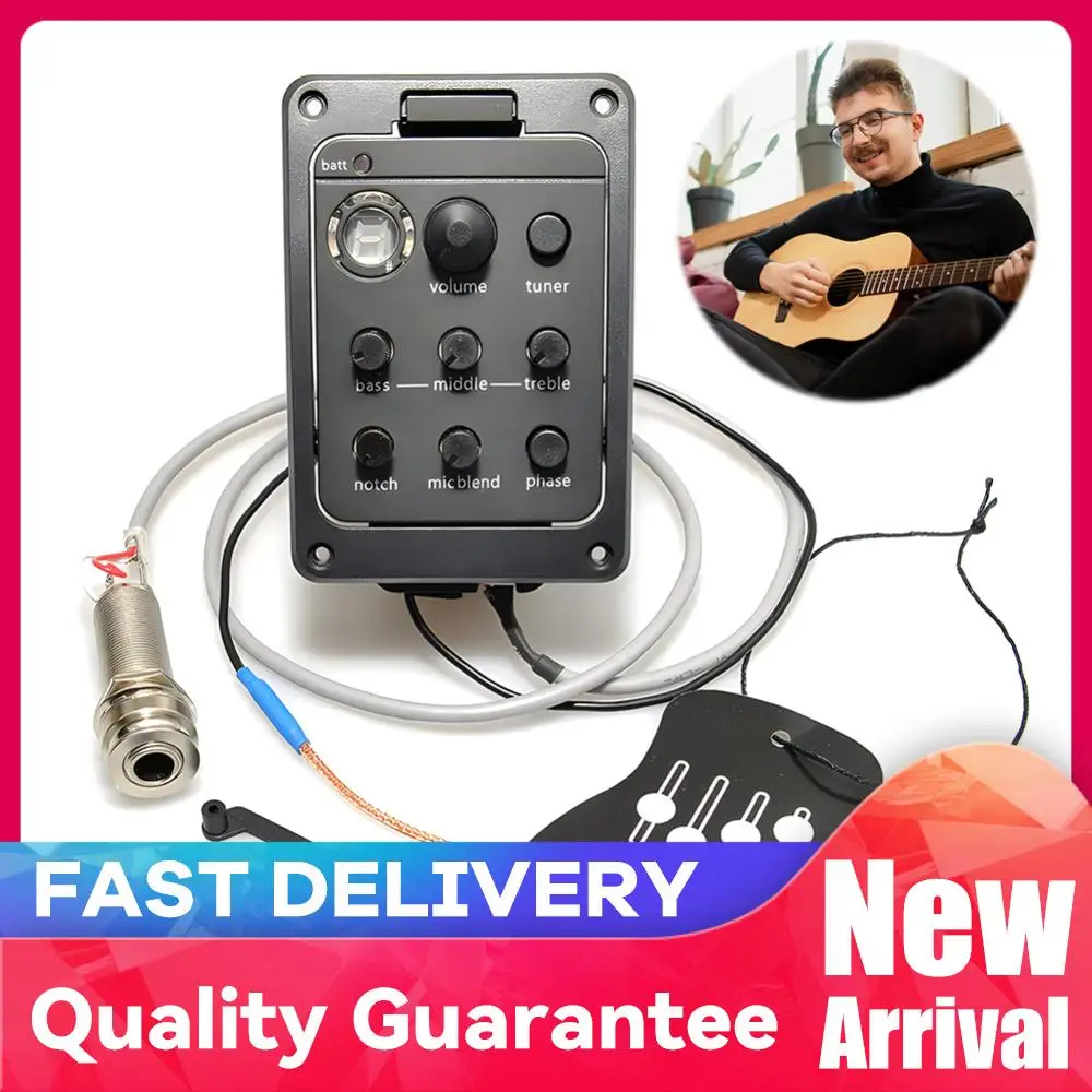 For Fishman Presys Blend for Fishman Presys+ 301 201 Guitar Pickup Acoustic Guitar Pickup Equalizer EQ Tuner Guitar Amplifier