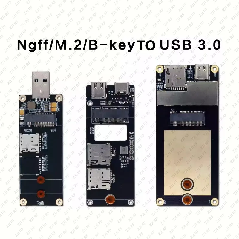 

USB3.0 To M.2 Adapter Board High-speed PCB Boards with SIM Card Slot Supports 4G 5G LTE Module Quectel, MEIG, Fibocom