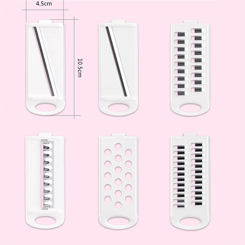 

Kitchen Chopper Pink Manual Vegetable Grater Fruit Dicer Set Premium Stainless Steel Blades Nutrient Preservation Easy Slicing