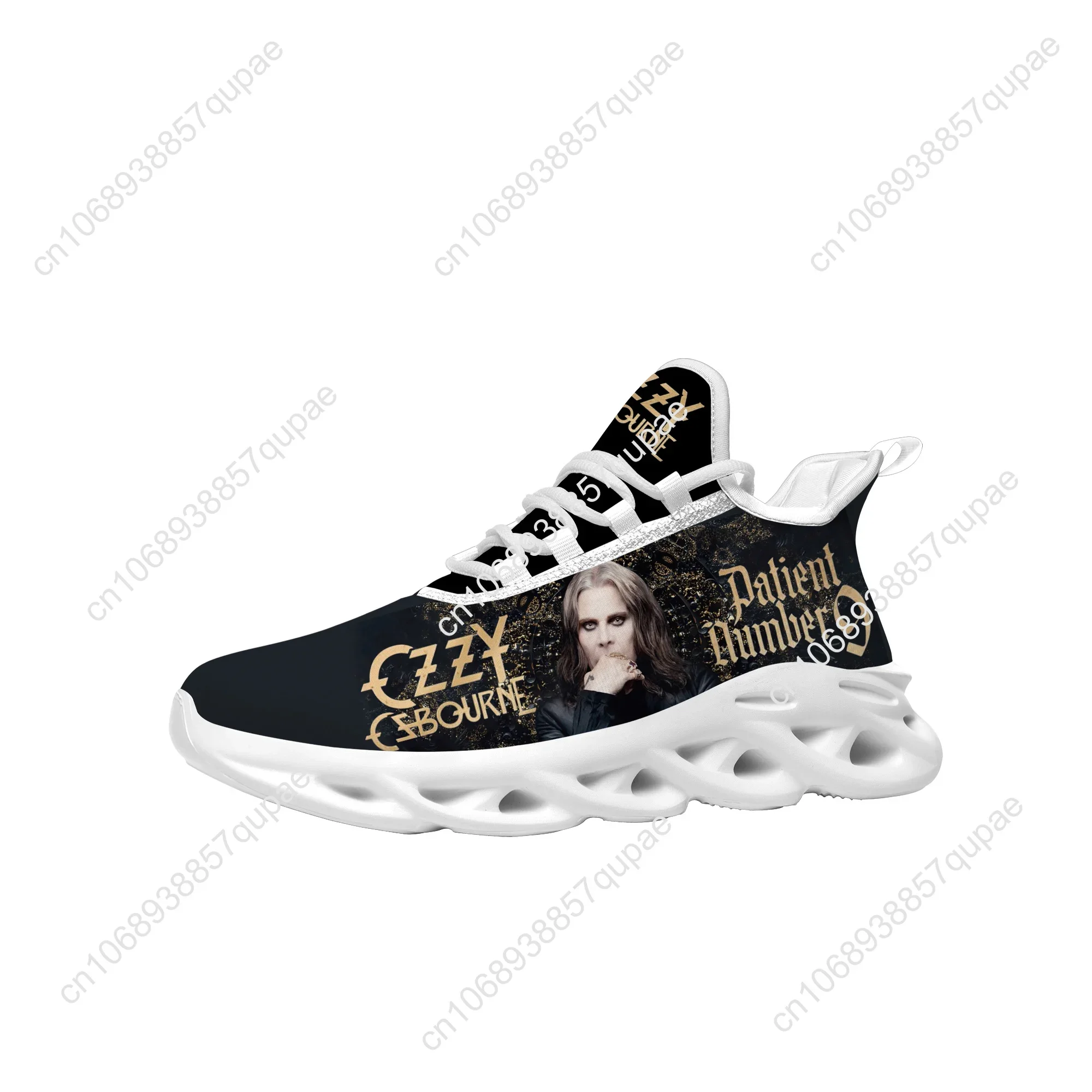 Ozzy Metal Rock Singer Osbourne Flats Sneakers High Quality Mens Womens Sports Shoes Customized Sneaker Casual Custom Made Shoe