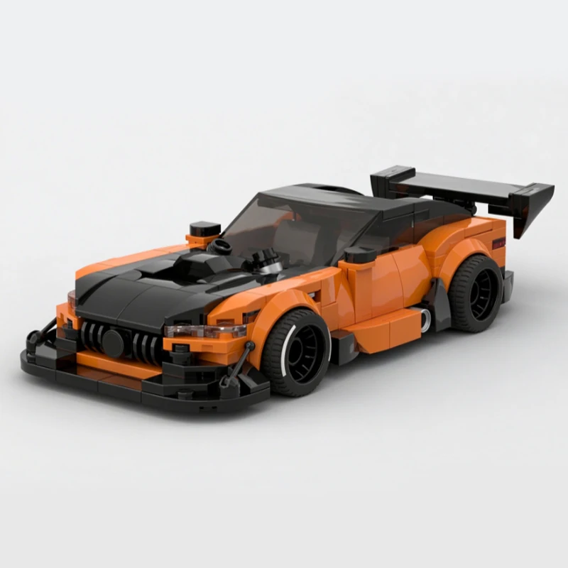 QWERT Speed Racing Car Model MOC Building Bricks GT High-Performance Sports Car Modular Technology Holiday Gifts Assemble Toys