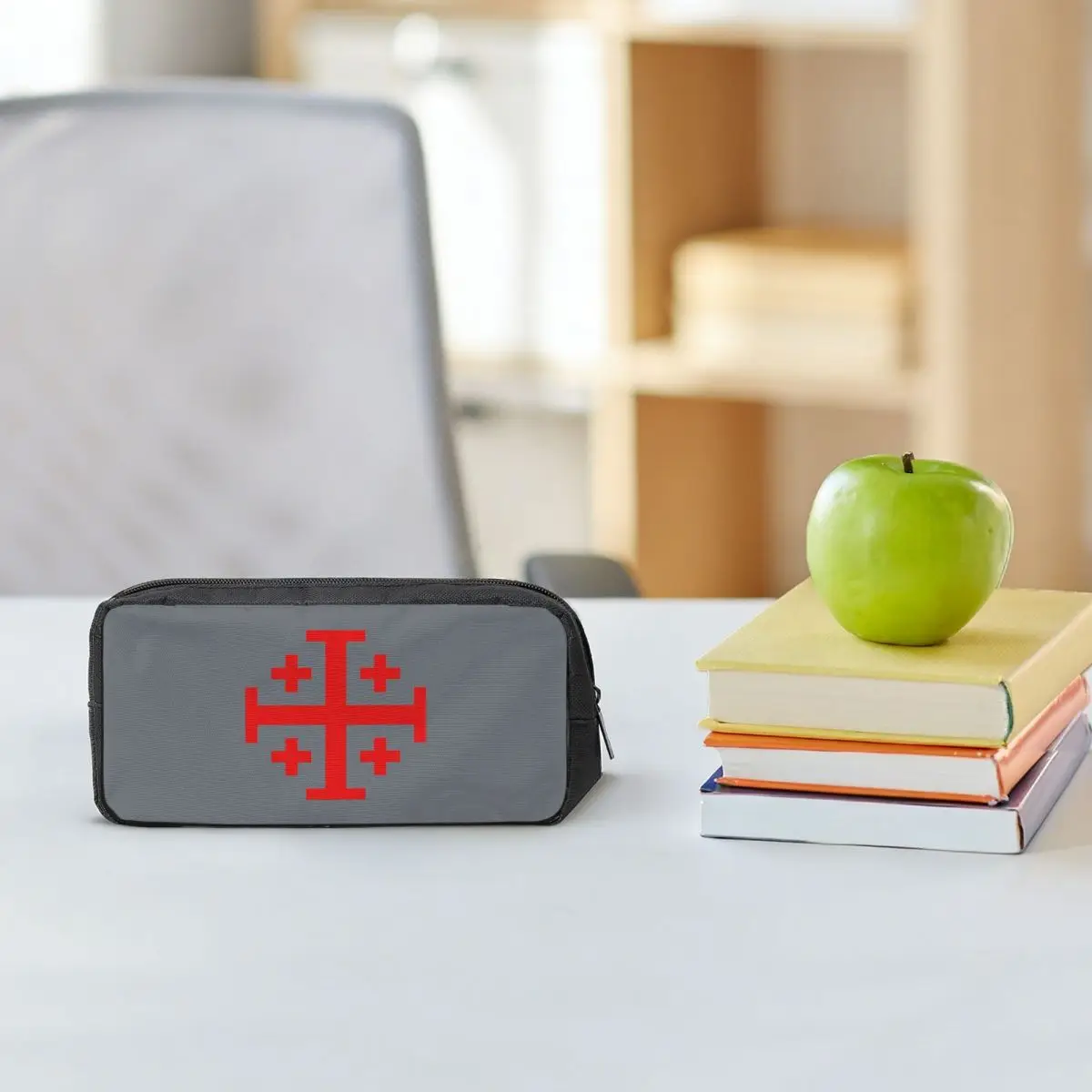 

Символ креста тамплиеров, эмблема средневекового меча, тайный орден, пеналы для студентов, подарочные коробки для ручек, сумки для карандашей, чехлы для ручек