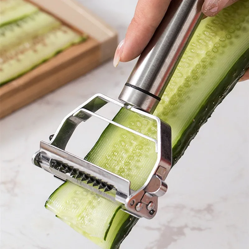 

Peeler Vegetable Cutter Multi-function Slicer Grater 304Stainless Steel Fruit Potato Cucumber Sharp Not Rust Kitchen Accessories