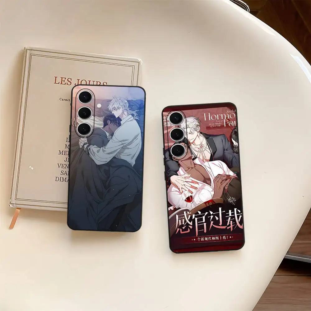 Smyrna und Capri BL Anime Handyhülle für Samsung S 24 Fe 25 Ultra Plus 20 Lite 21 30 22 23 24 22 Ultra 5G Fundas