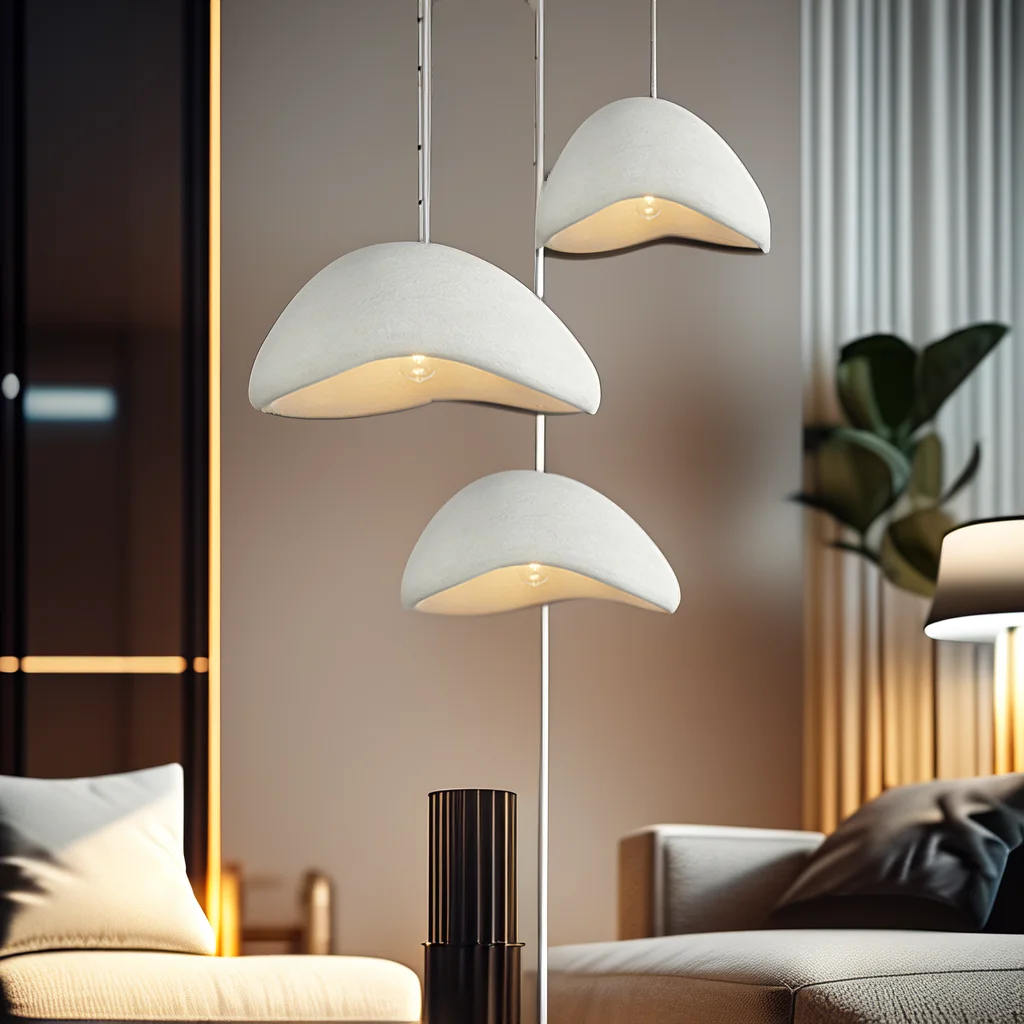 Imagem -06 - Nordic Wabi Sabi Pendant Lights Quarto Chandeliers Lustre Living Dining Room Iluminação Decoração Home Loft Pendurado Lâmpadas E27led