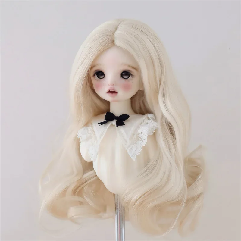 Fashion Curling Accessories 30cm Doll Hair 1/6 BJD Doll Wig Doll Accessories (Suitable for Head Circumference 15-17cm)