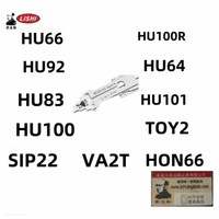 Lishi HU66 Decoder 2 in 1 Lishi tool HU100 HU83 HU92 HU100R HON66 SIP22 HU101 For VW,FORD, BMW Locksmith Tools 2-in-1lishi