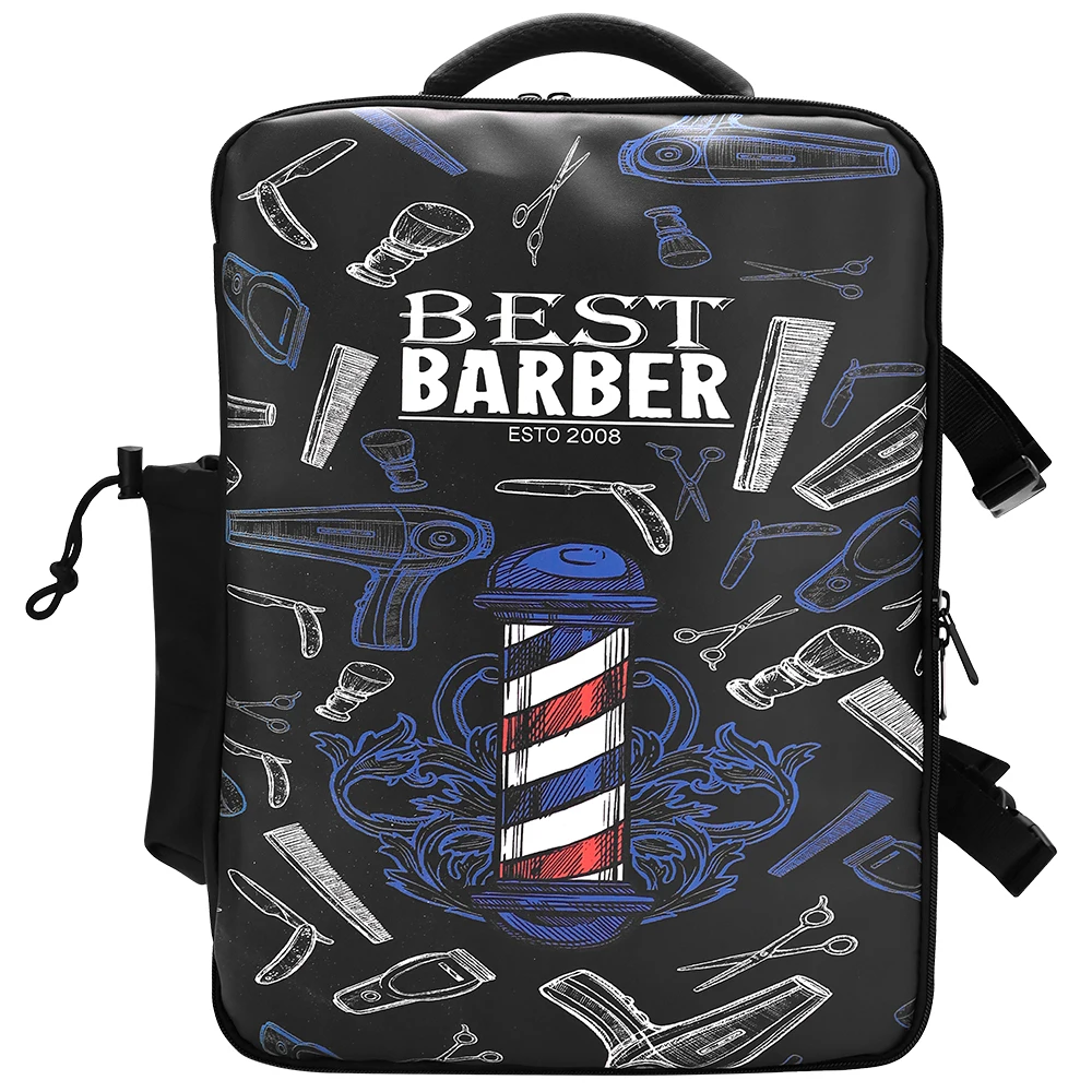 Large Capacity Portable Backpack Multi-Functional Travel Bag Hairdressing Salon Storage Shoulder Bag with Hair Cutting Tools Kit