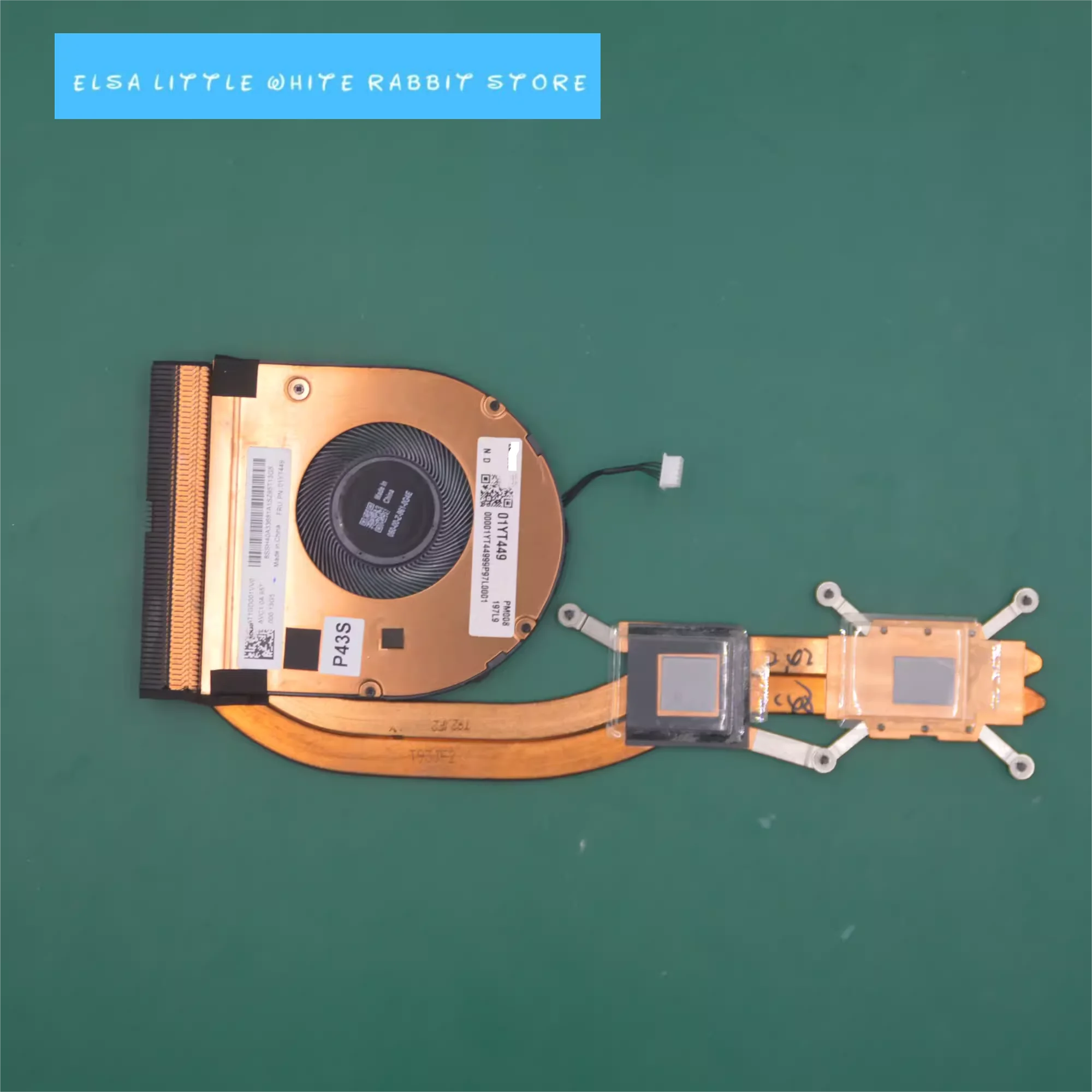 FOR ThinkPad P43s FAN HEATSINK 01YT449 01YT450