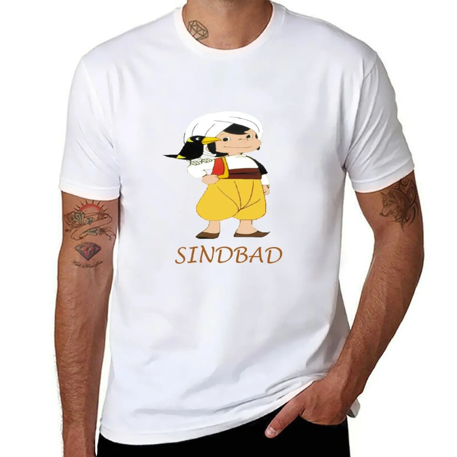 

Sindbad and Jasmin the original one T-Shirt man t shirt summer t shirts for man cotton T-Shirt