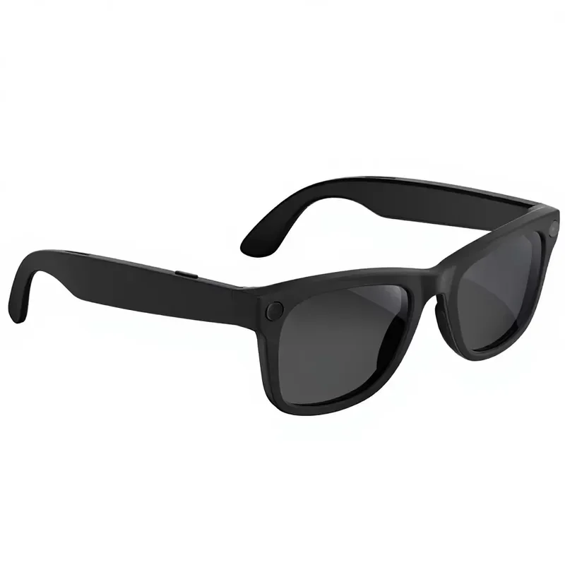 for MT5Ultra Smart Camera Glasses 8MP HD Video Recorder Eyeglasses with Leather Charging Box Wireless Bluetooth AI