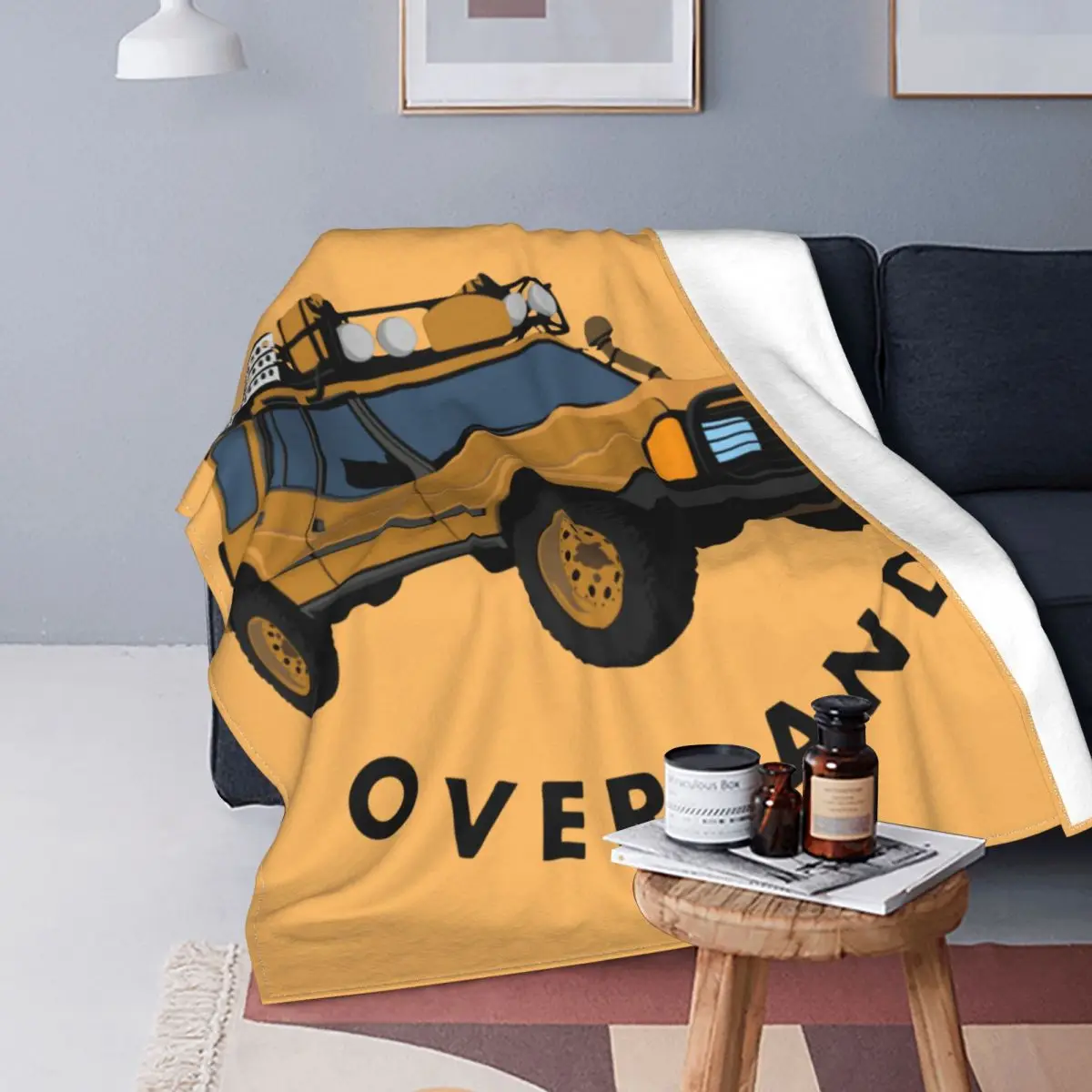 Camel Trophy Adventure Overland Discovery Blankets Flannel Textile Decor Super Soft Throw Blanket for Sofa Couch Rug Piece