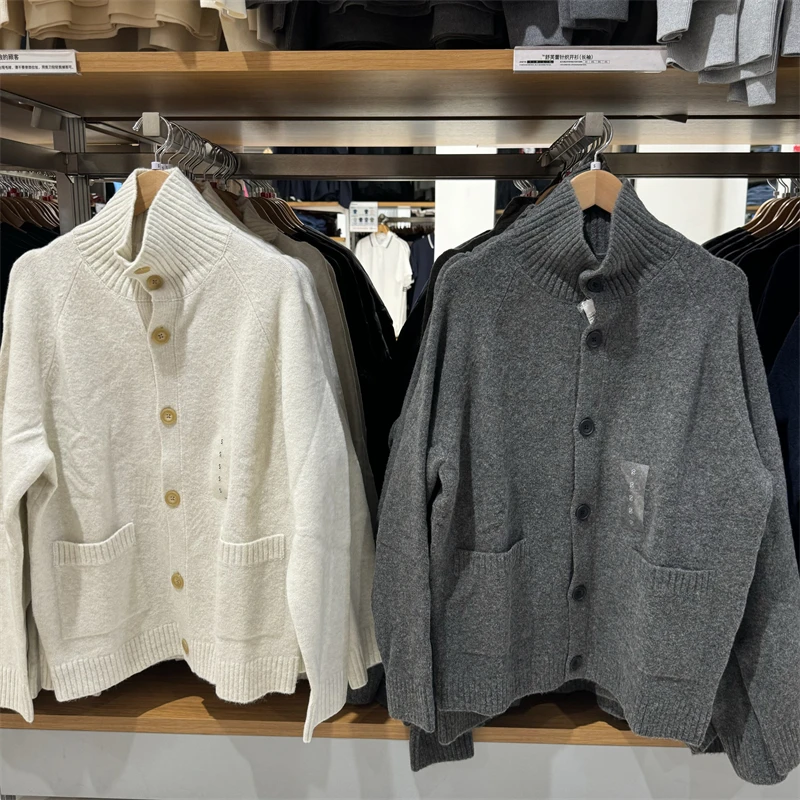 เสื้อคาร์ดิแกนถักแบบเปิด สไตล์ลำลอง อเนกประสงค์ ทรงหลวม สีสันหลากหลาย เสื้อคลุมสำหรับผู้ชายและผู้หญิง แฟชั่น สวมใส่สบาย