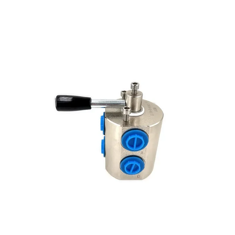 6 Way Hydraulic Diverter Valve DF 6A G1 2 Inch Port 60L Min Flow Control Directional Spool for Industrial Machinery Systems