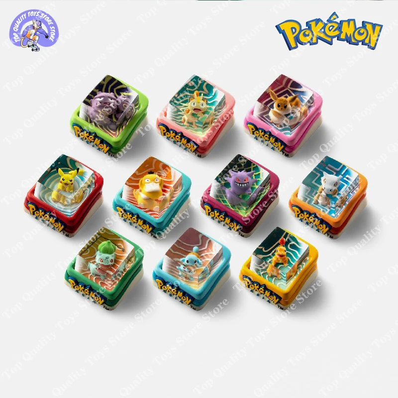 Handmade  Treasure Imported Mechanical Keyboard Resin Keycap Personalized Cute Birthday Gift Decorations For Children