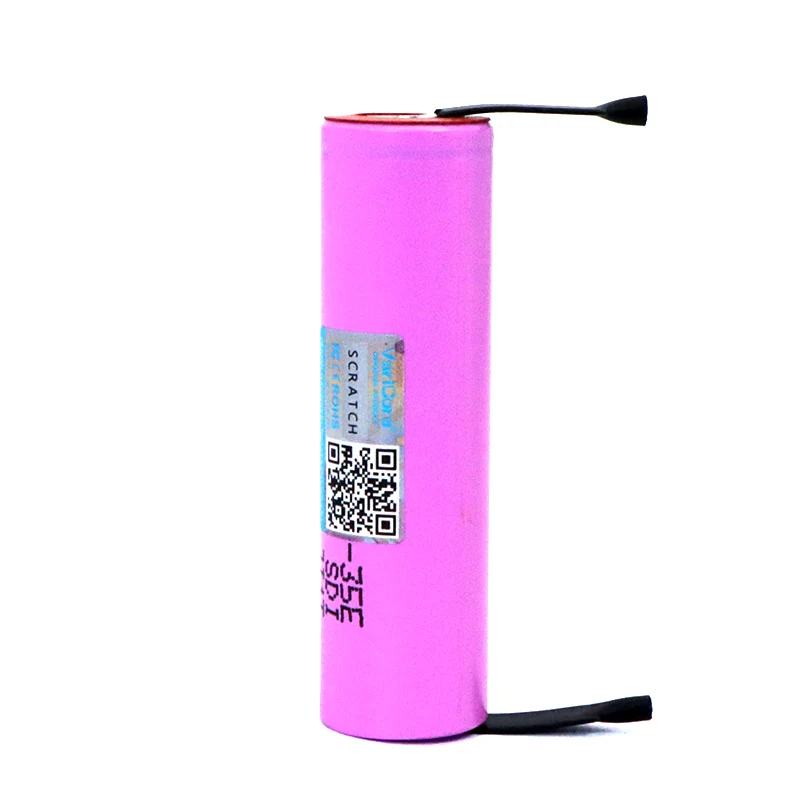 VariCore Original INR18650-35E 3.7V 3500mAh Max 13A Discharge Power แบตเตอรี่สําหรับโทรศัพท์มือถือแบตเตอรี่ + นิกเกิลแผ่น