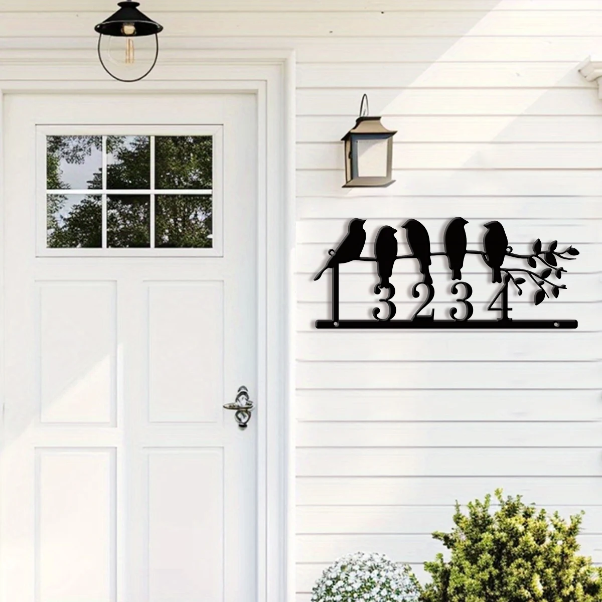Letrero de metal personalizado con número de casa, decoración para exteriores, regalo de graduación, el mejor regalo para familiares, amigos y parejas, 1 unidad