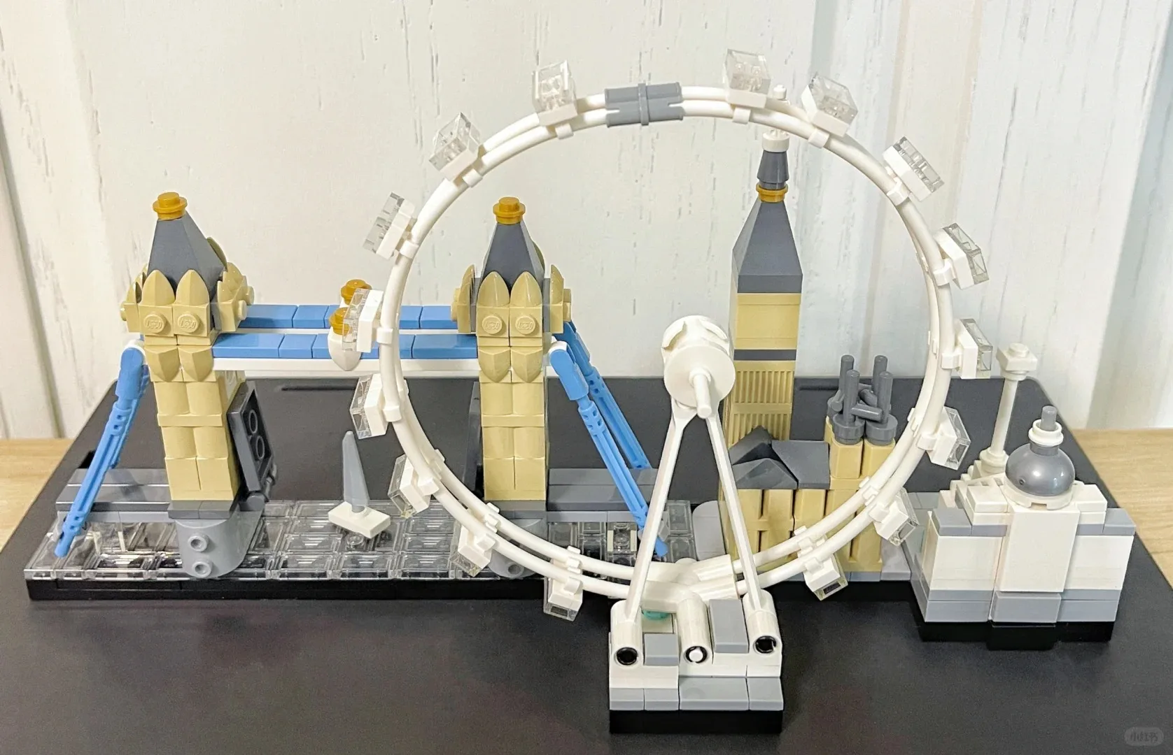 MINISO 468 قطعة 10678 مجموعة الهندسة المعمارية للمدينة جسر برج لندن بيغ بن ألعاب تجميع إبداعية متوافقة مع مدينة Lepining #3