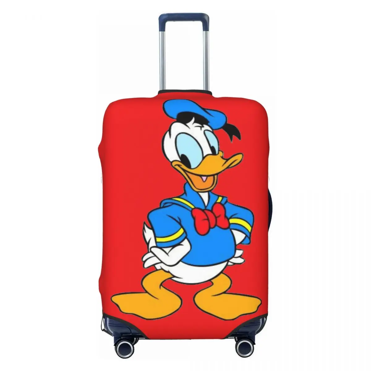 

Custom Fashion Donalds Anime Ducks Cartoon Luggage Cover Protector Dust Proof Travel Suitcase Covers