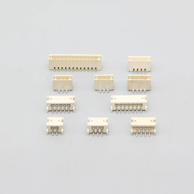 ZH1.5 Connector 10PCS Vertical Horizontal SMT Patch 1.5mm Pitch Connector Interface Female Base Female Pin Base