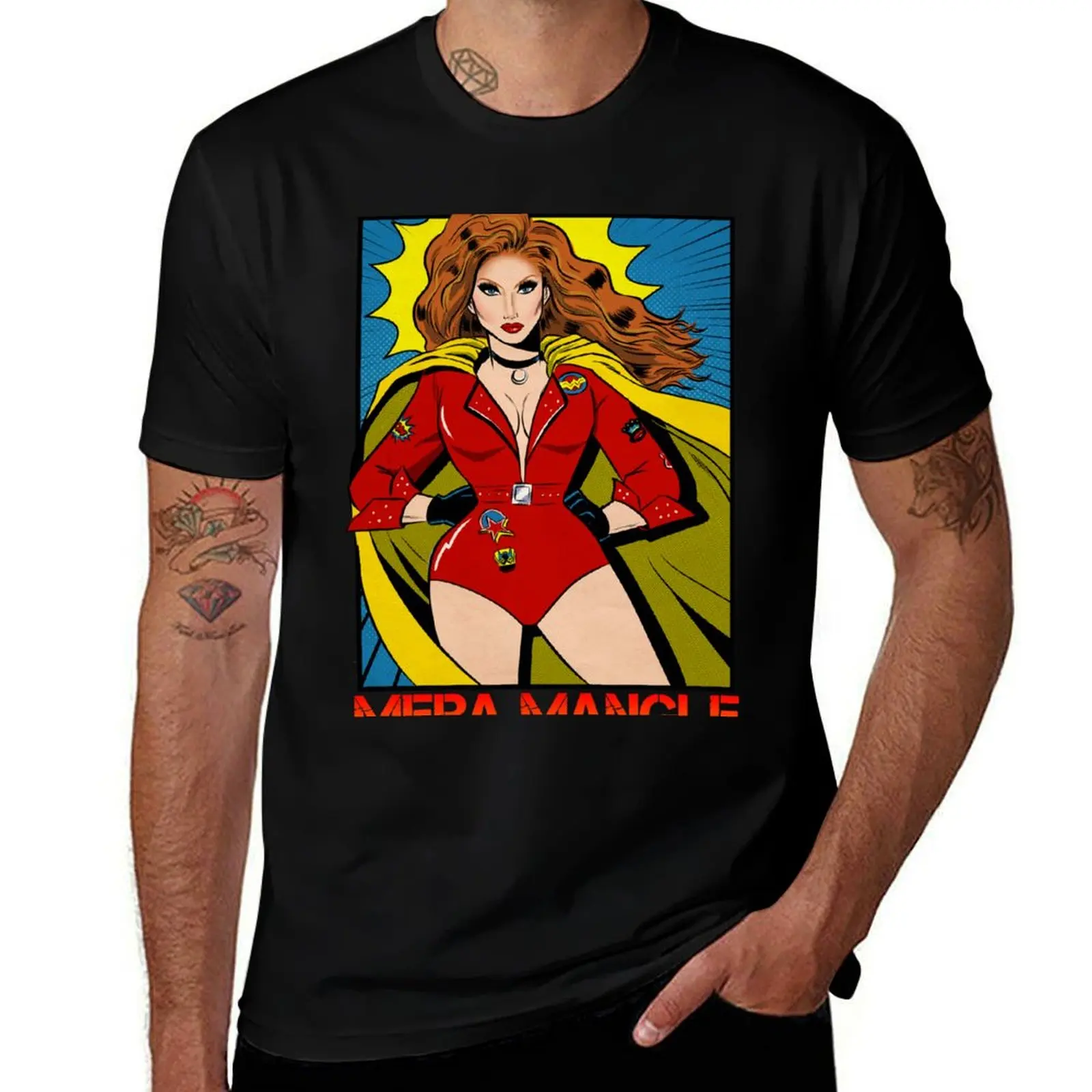 

Mera Mangle - The Drag Hero T-Shirt blanks shirts graphic tee mens graphic t-shirts anime