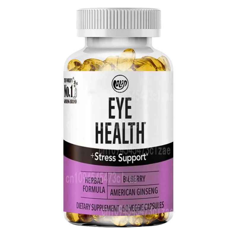 

Containing Cranberry (166mg) and American Ginseng (143mg) for Visual Health and Reducing Eye Fatigue, 60 Capsules