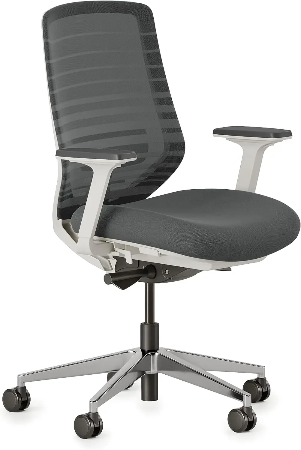 

Ergonomic Chair - A Versatile Desk Chair with Adjustable Lumbar Support, Breathable Mesh Backrest, and Smooth Wheels