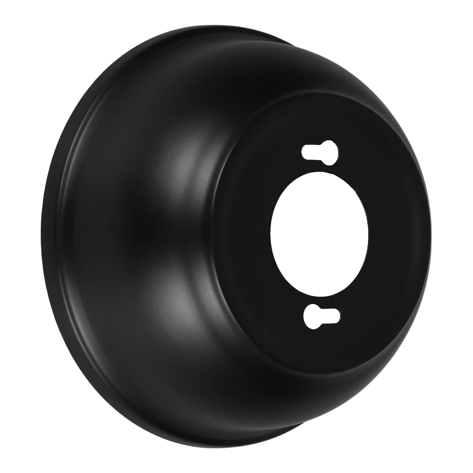 

Multifunctional Ceiling Canopy Replacement Heavy Duty Iron Black Flush Mount for Cathedral Fans Elegant Design