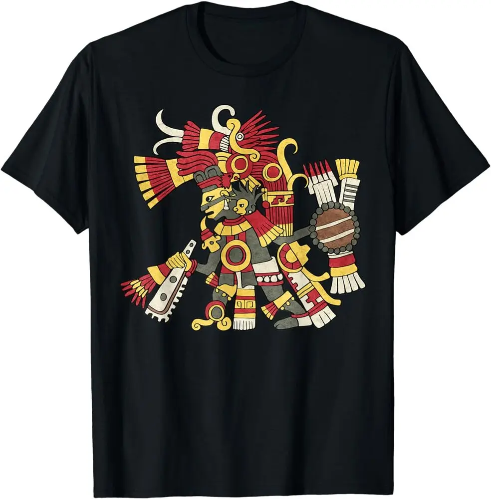 Tezcatlipoca Aztec God Nahuatl Mayan Inca Toltec T-Shirt Unisex T-shirts For Men Women Summer Tees Cotton Luxury Brand