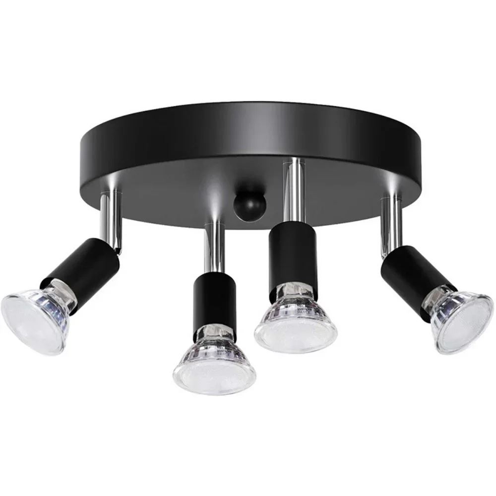 

Rotatable Kitchen Ceiling Light Angle Adjustable GU10 LED Bulbs Bar Lamp Showcase Wall Sconces Living Room Cabinet Spot Lighting