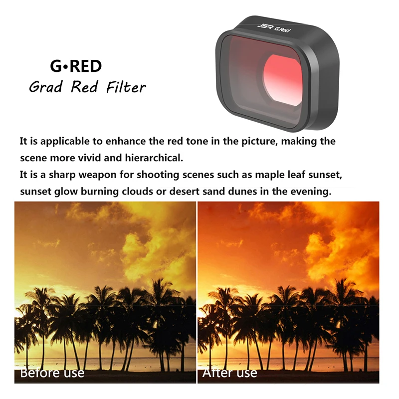 DJI Mini 3 PRO Drone طقم فلتر عدسة الكاميرا Gimbal ، تعتيم متدرج ، ملحقات رمادي أحمر أزرق وأصفر ، GND 8 16