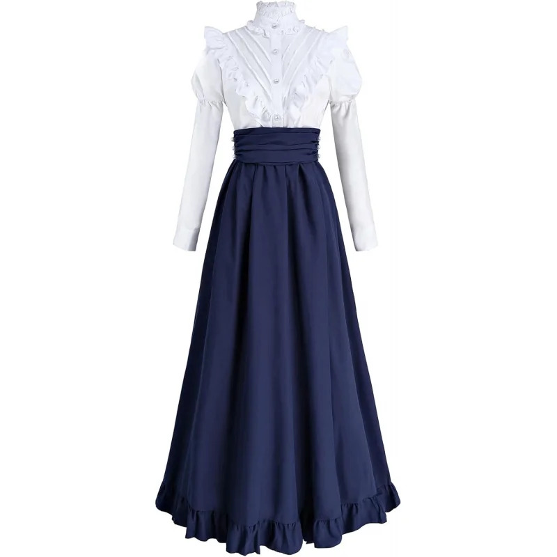 

Victorian Dress for Women 2-Pieces 1800s Edwardian Dress Ball Gown Renaissance Costume