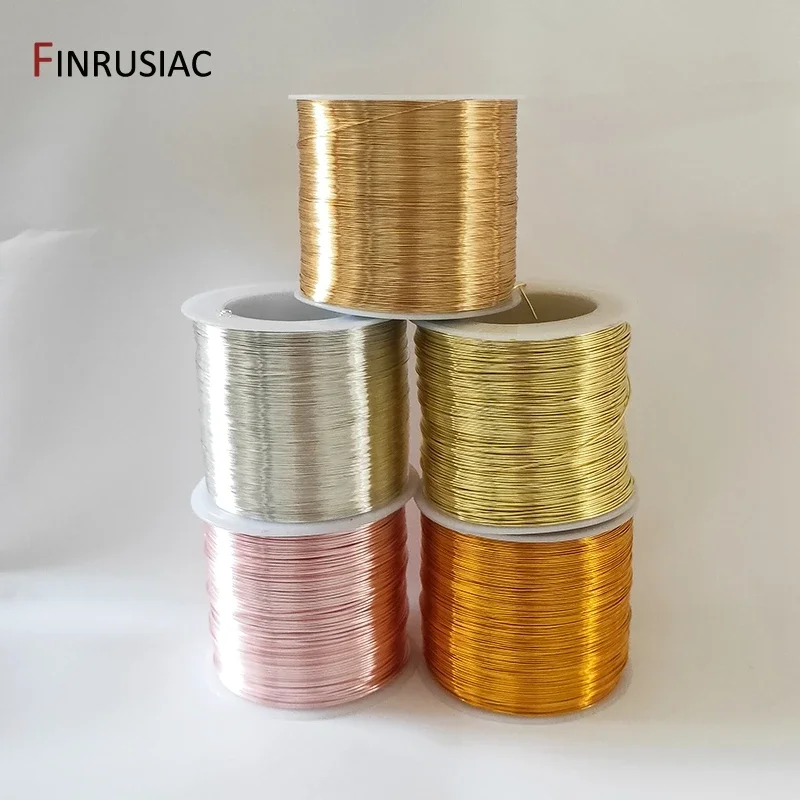 5 Colors High Quality Copper Metal Craft Beading Wire For DIY Jewelry Making Super Color Retention JEWELRY WIRE Supplies