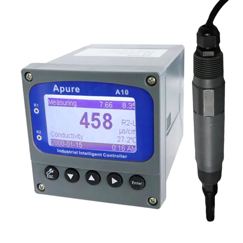 

Online 4-20ma Water EC Sensor Industrial Conductivity Meter for Apure A10