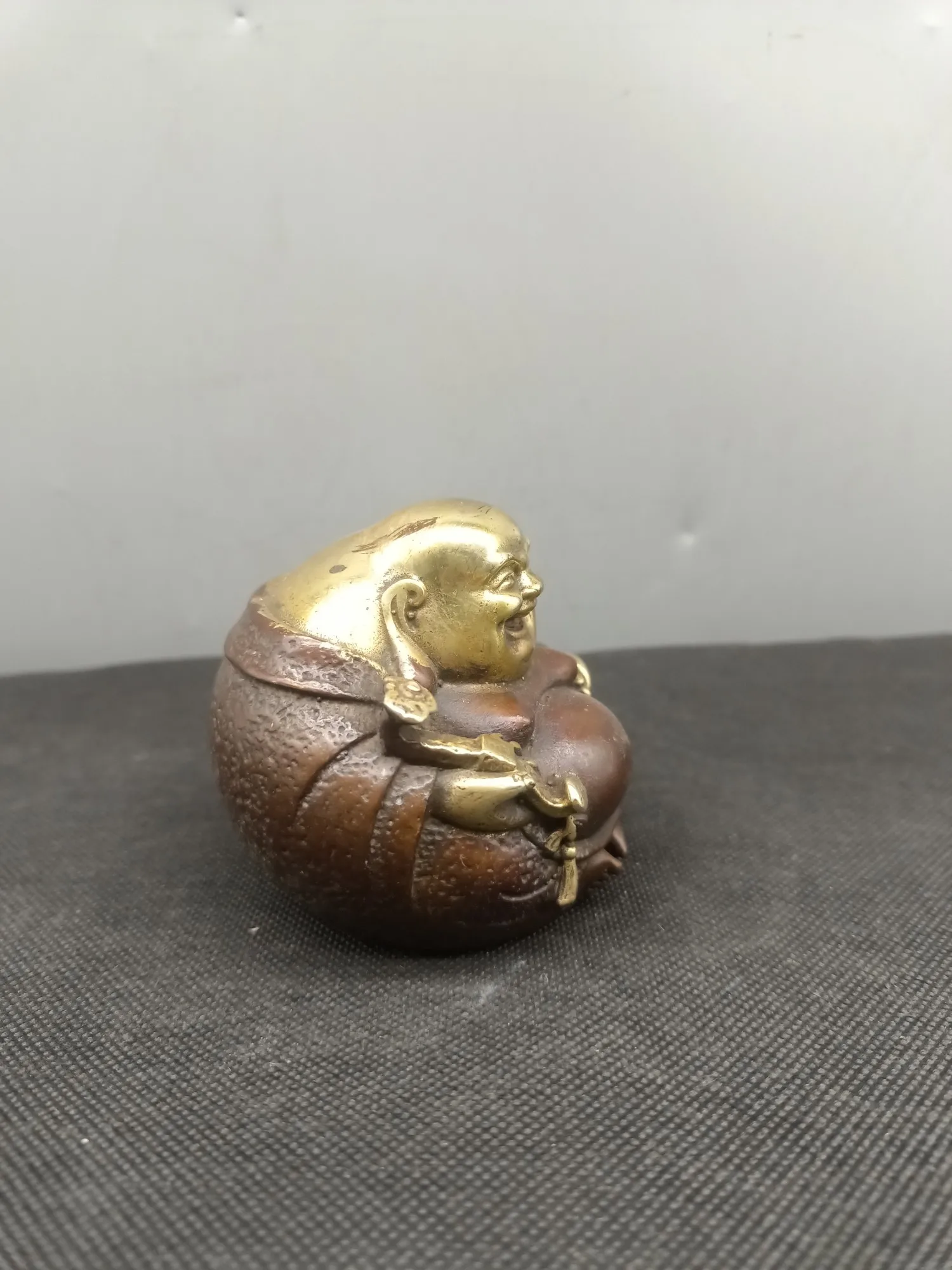 7cm bronze statue Ruyi Joy Maitreya Buddha, product specifications are shown in the following figure