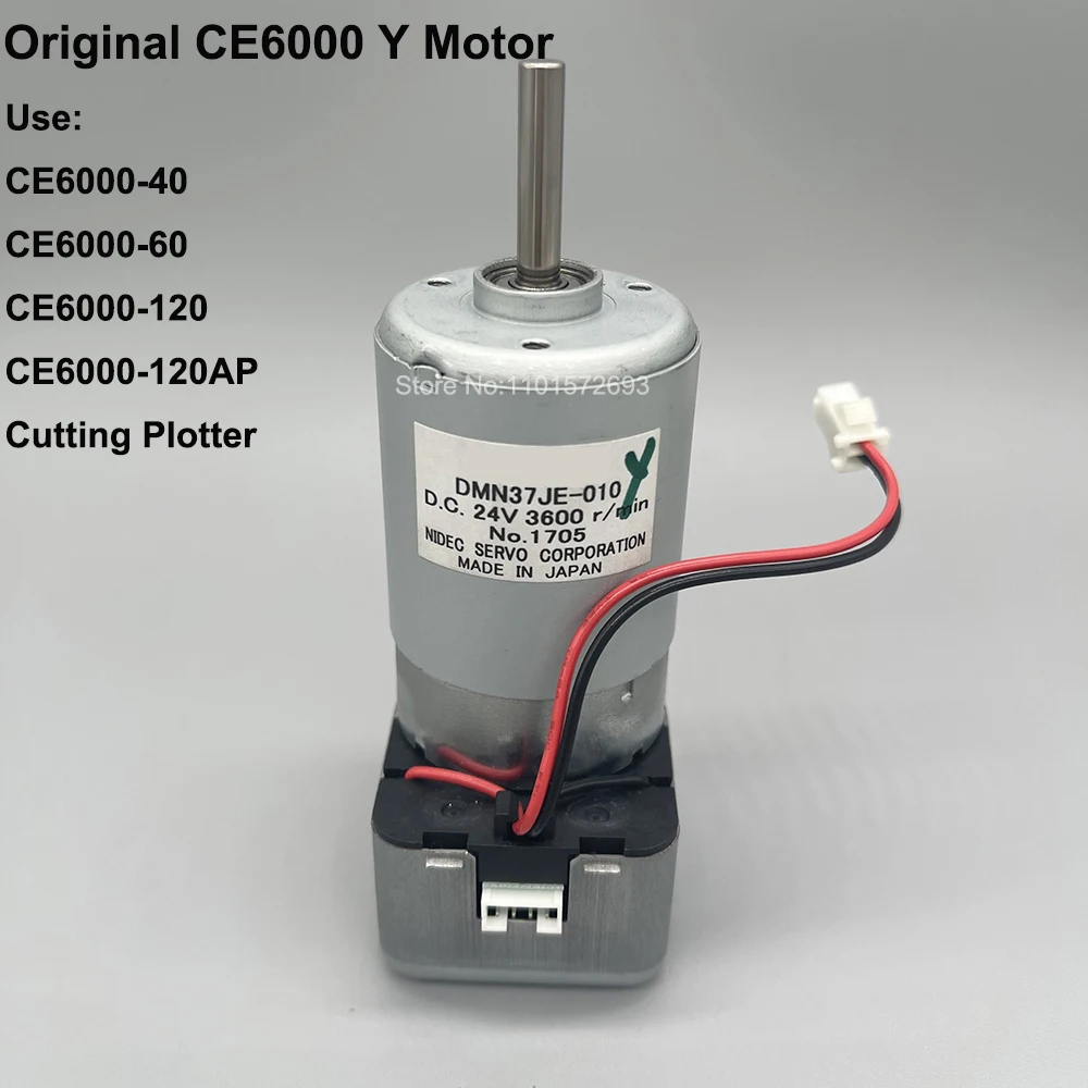 

1PC Original for Graphtec Ce6000 Y Scan Motor for Graphtec CE6000-40 CE6000-60 CE6000-120 Cutting Plotter Y Servo Motors Engine