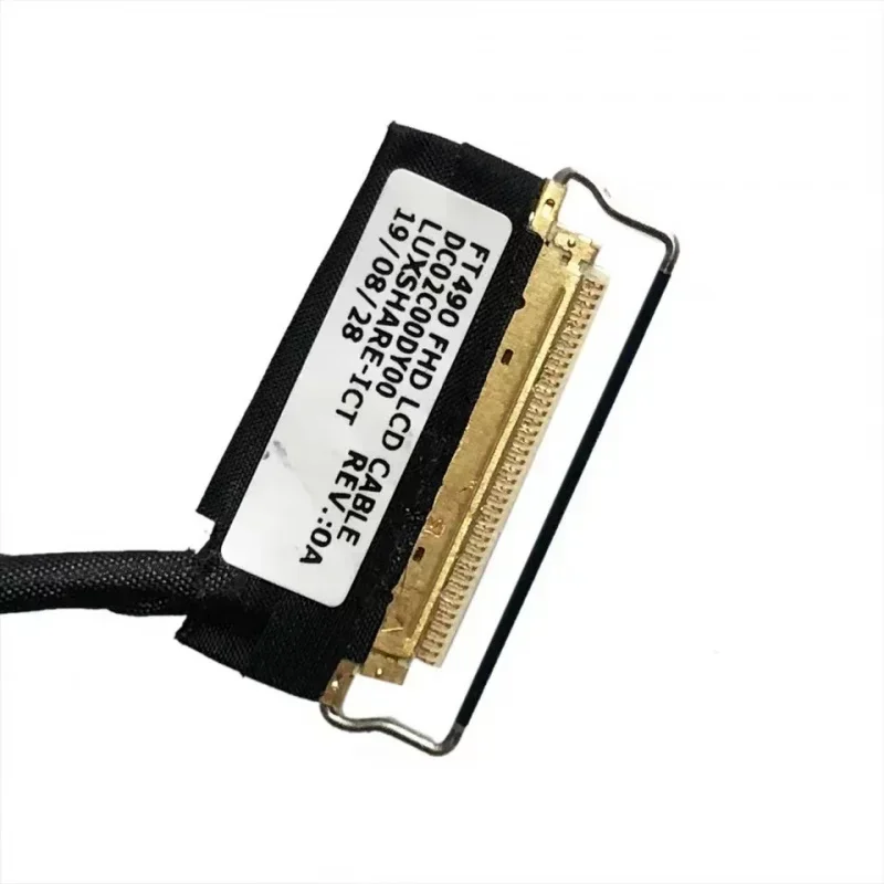 EDP LCD screen video cable FHD 30pin 01directional 02hk974 dc02c00dy20/DY10 for Lenovo think t490