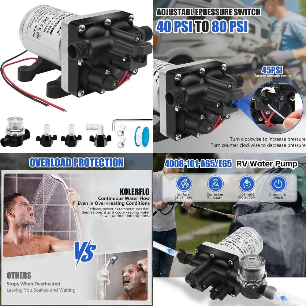 Rv Water Pump 4008-…