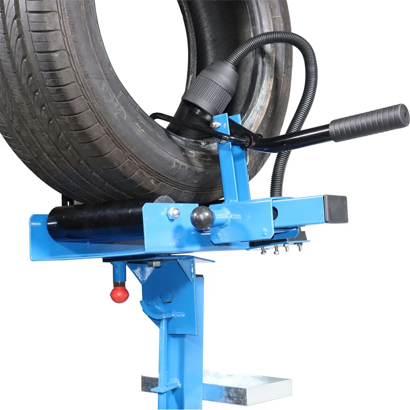 

Manual Tire Spreader Portable Tire Changer with Stand Adjustable Tire Spreader Tool for Light Truck and Car Color Send Randomly