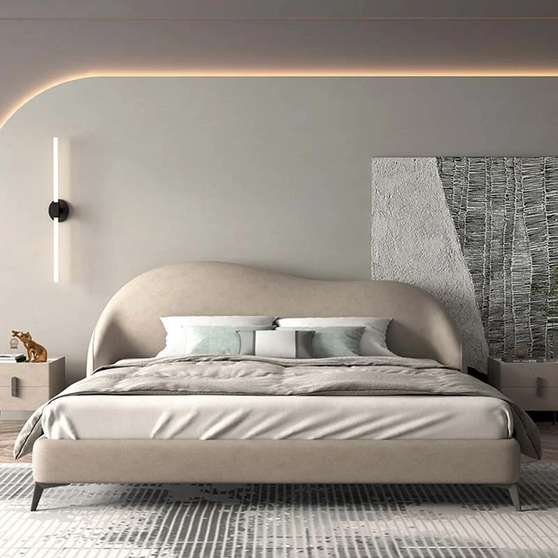 

Современная мебель для дома King/Queen Size Каркасные кровати Технология Ткань Дизайнерская мебель для спальни Высокое качество Мягкая двуспальная кровать