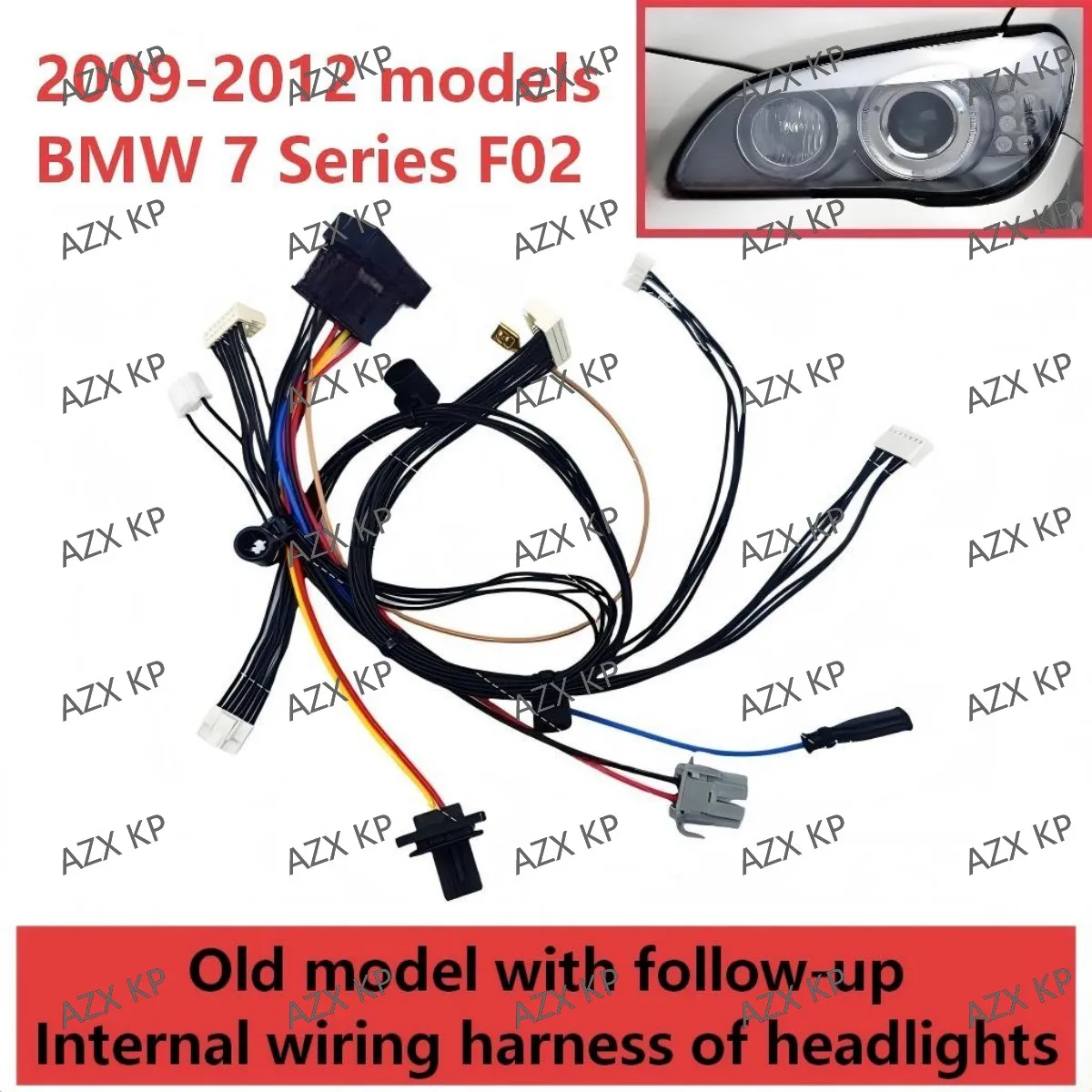 

Internal wiring harness of headlights Suitable for 2009-2015 BMW 7 Series 730 740 F02