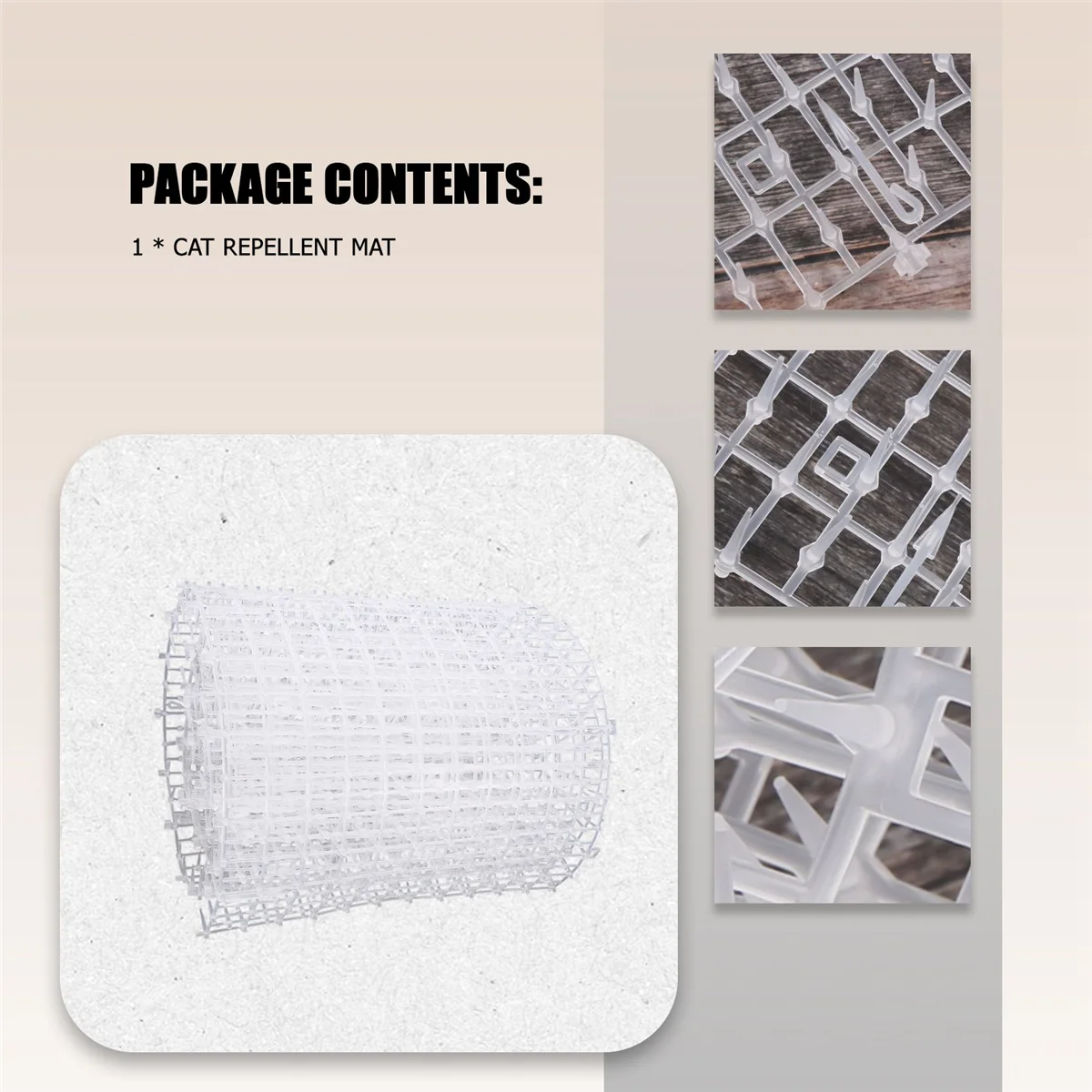 Household Garden Cat Mat Prickle Strip Anti Cat Dog Repellent Deterrent Spike Mat Garden Flower Plant Protector