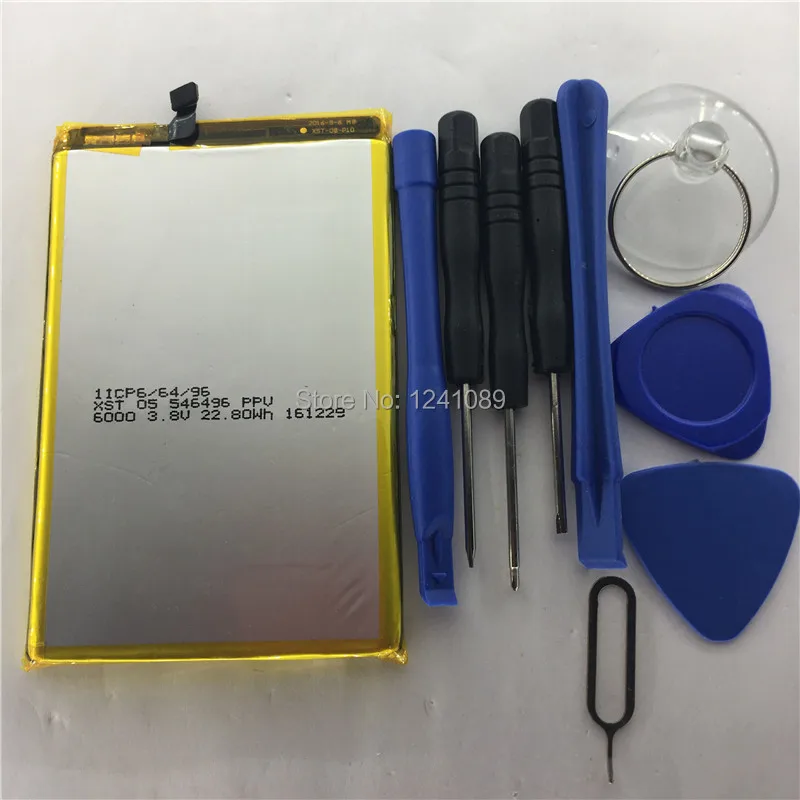 

100% original battery Blackview P2 P2 lite battery 5500mAh Original quality Long standby time 5.5inch +disassemble tool